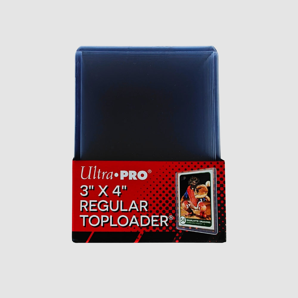 Ultra Pro 3" x 4" Regular Toploader Packung transparente Hartplastikhüllen für Sammelkarten
