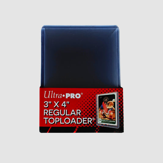 Ultra Pro 3" x 4" Regular Toploader Packung transparente Hartplastikhüllen für Sammelkarten